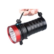 Sones 3 Vites, Db18 18xt6, Işık Akısı: 5400lm Led El Feneri, Pilsiz Kırmızı - Siyah