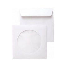 Cd Zarfı 90gr Beyaz Pencereli 100  Adet