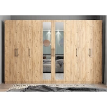 Başak  8 Kapaklı Dolap Gardırop Çam