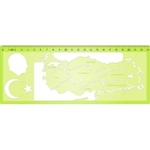 Hatas Türkiye Haritası Şablonu 23Cm N 02287