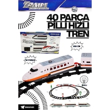 Ucuzunabak 40 Parça Pilli Işıklı 308 Cm Hızlı Tren Seti