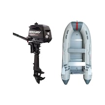 Marinport 3.70 Ahşap Taban Şişme Bot + Mercury 6 Hp Deniz Motoru