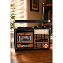 Fepe Fp-319bt Elektrikli Nostaljik Kaset Çalar Radyo - Bluetooth, Usb, Sd Müzik Çalar
