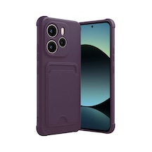 Note 14 4g Kelvin Kartvizitli Silikon - Derin Mor