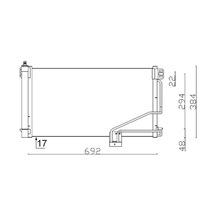 Behr Klima Radyatörü Mercedes W203-w209 / 2001-2006 Mhl-ac 347 001s