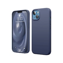 Apple İphone Uyumlu 14 Kılıf First Silikon - Lacivert Çok Renkli