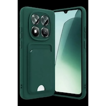 Xiaomi Redmi Note 15 Pro 4g Kelvin Kartvizitli Silikon - Koyu Yeşil