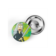 Sephiroth - 44 Mm İğneli Çanta Rozeti - 5 Adet Diğer