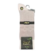 Bambu Erkek Çorabı - Tumaniş - Krem 17104-r7 Çok Renkli