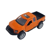 Çek Bırak Metal Arazi Aracı 13 Cm - Turuncu Lisinya