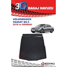 Volkswagen Passat B8 2015 ve Sonrası 3D Bagaj Havuzu Bizymo