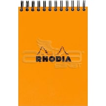 Rhodia Basic Kareli Bloknot Turuncu Kapak Spiralli 80g 80 Yaprak