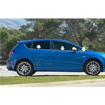 Ebal Otomotiv Seat Leon MK2 Krom Cam Çıtası 6 prç. 2006-2012 P. Çelik