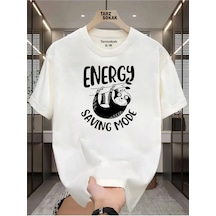 Tarzsokak Unisex Energy Saving T-shirt Beyaz