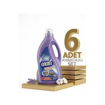 Safia Bitkisel Sıvı Çamaşır Makine Deterjanı Renkliler 6x3 Lt 3 L
