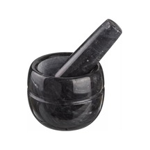 Agness Baharatlar İçin "black Marble" 7 Cm Mermer Değnekli Havan 178162304