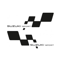Suzuki Sport Yan Kapı Için Çamurluk Sticker 2 Adet Sağ Sol
