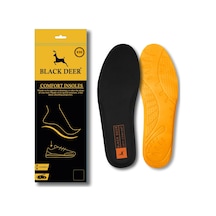 Black Deer Hyper Boost X30 Soft Comfort Siyah-Turuncu Ortopedik Tabanlık