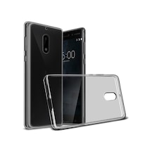 Nokia 5 Kilif Soft Silikon Seffaf-Siyah Arka Kapak 263000681