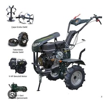 Kaan 36S-S3 9 HP 3+1 Benzinli Çapa Makinesi