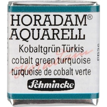 Schmincke Horadam Aquarell Artist Sulu Boya Cobalt Green Turquoise Yarım Tablet