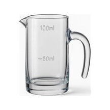 6 Lı Cam Sosluk Seti 100 Ml Ölçekli Kulplu Sos Kabı, Şeffaf Mini Ölçü Bardağı, Kahvaltı, Tatlı Ve Mutfak Sunumları İçin