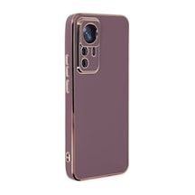 Xiaomi Mi 12t Pro Kılıf Volet Silikon - Mor -