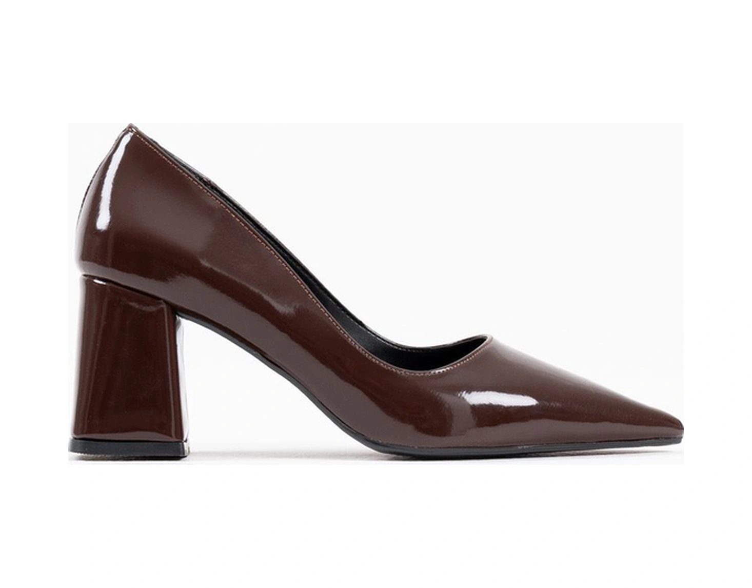 Kocadal Kocadal Valeria Acı Kahve Rugan Kadın Topuklu Ayakkabı Muhtelif