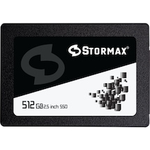 Stormax Black SER-SMX-SSD30BLCK/512G 512 GB 2.5" SATA 3 SSD