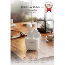 Premium Müzik Dinleme Adım Sayar Ofis Gereci Fineblue Kulak İçi Kablosuz Kulaklık Fm1pro
