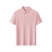 New Performance.arw86853.serintutan-antibakteriyel-yüksek Kalite.çıtçıtlı Polo T.shirt Pudra