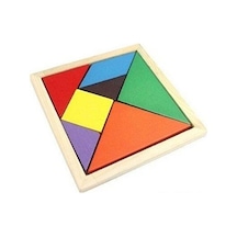 Ahşap Tangram 16x16cm