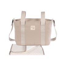 Walking Mum Eco Mum Crossbody Bebek Bakım Çantası Apricot Bej