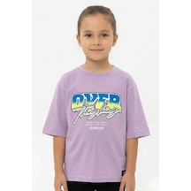 New Kids Baskılı %100 Pamuk Kız Çocuk Tişört-90489 Lila New Kids Baskılı %100 Pamuk Kız Çocuk Tişört-90489 Lila