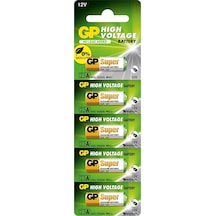 Gp Gp23A-C5 23A 12V Alkalin Spesifik 5'Li Paket Pil Kumanda