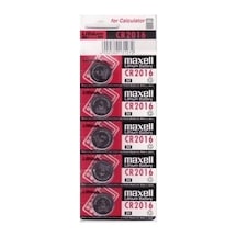 Lb Maxell Cr2016 3v Lityum Düğme Pil 5'li Paket