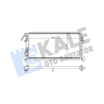 Kale 355555 Motor Su Radyatörü - Audi Q2 2016-2018 1.6 Tdi Dizel 5q0121251eb - 5q0121251ec