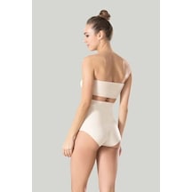 Ang Butik Miss Fit 14002 Lazer Kesim Korse Slip Ten