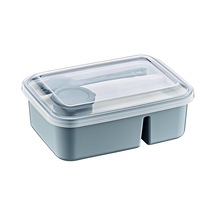 Orret Home 3 Bölmeli Beslenme Kabı 920 Ml Sosluklu Sızdırmaz Kapaklı Bpa İçermez Çatal Kaşık Dahil Lunch Box B Diğer