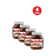 Nutella Kakaolu Fındık Kreması 750 Gr - 4 Adet