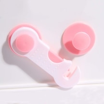 Kidkid Bebek Güvenlik Koruma Çocuk Mandal Kilit Pembe Çok Renkli