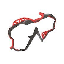 Mares Pure Wire Color Frames Maske Çerçevesi Kırmızı Açık Bej