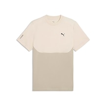 Puma Pumatech Tee Erkek Günlük Tişört 69218087 Krem Krem