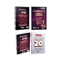 Eğit Akademi 2026 Kpss Türkçe + Tarih + Coğrafya Bordo 63 Deneme + Deli Defteri Vatandaşlık Deneme