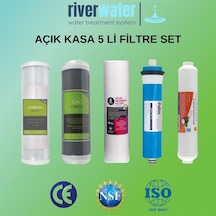 Açık Kasa Su Arıtma Cihazı 5 Li Filtre Seti