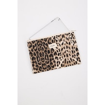 Estrella Paris Nobel Tablet Çantası Kılıfı Leopar 11 İnç 31 X 21 Cm