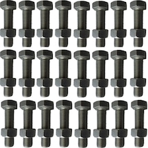 Çapa Makinaları Bıçak Civata Takımı 8 Mm 3 Cm 24 Adet