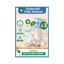 Air Wick Elektrikli Oda Kokusu Temizliğin Esintisi Kit (Cihaz + Koku) x 3 Air Wick Elektrikli Oda Kokusu Temizliğin Esintisi Kit (Cihaz + Koku) x 3