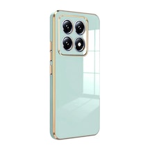 Xiaomi Mi 14t Pro Uyumlu Volet Silikon - Açık Yeşil