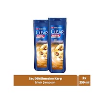 Clear Men Saç Dökülmesine Karşı Kahve Çekirdeği Özü Şampuan 2 x 350 ML